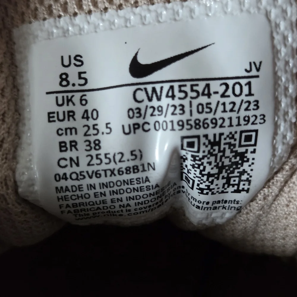 Nike Air Max SC Fossil Stone Tan Womens Sneakers Shoes Size 8.5 - Picture 9 of 9